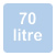 70 litres