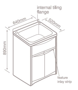 Contour diagram of dimensions