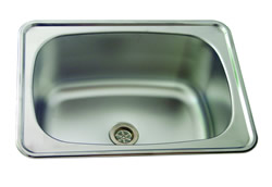 Milena Inset 45 litre no tap holes